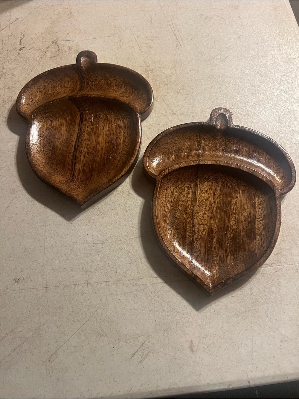 Hand-Carved Wooden Acorn Wall Decor - Brown hobby lobby